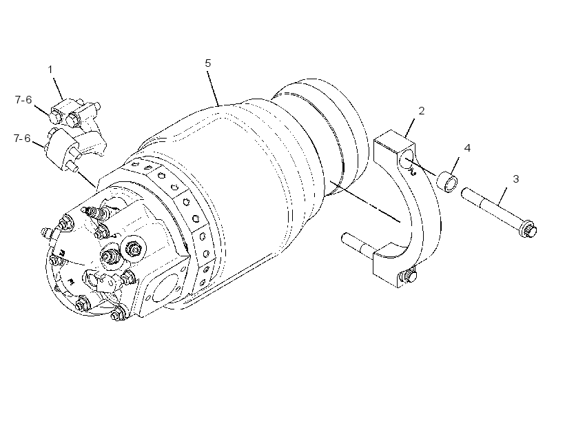 COMBUSTION & MTG GP-EXHAUST 3649001 CAT