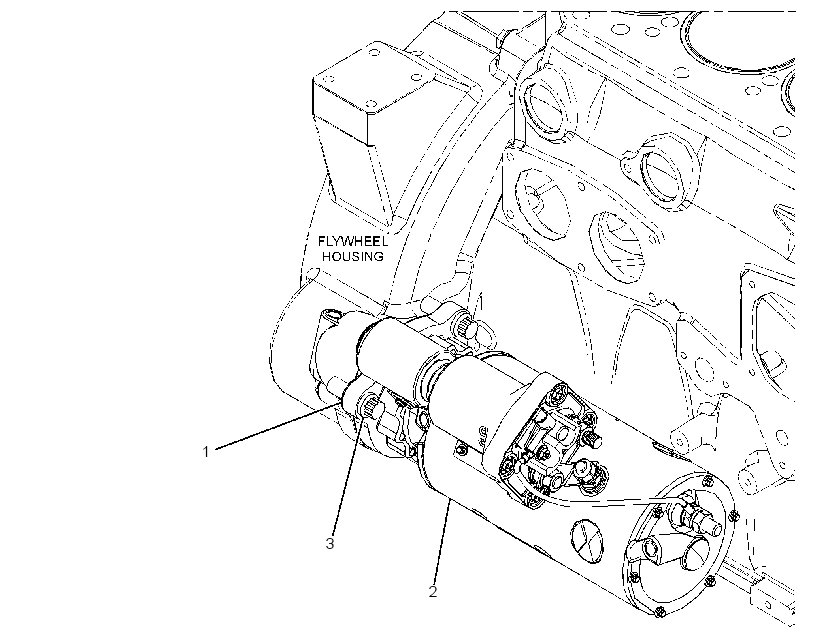 MOUNTING GP-STARTING MOTOR 3672759 CAT