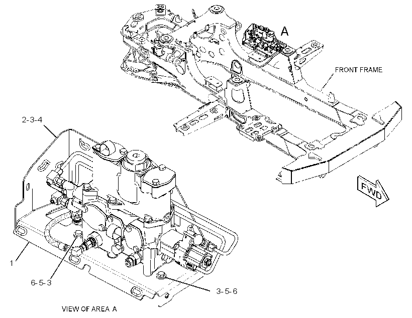 VALVE & MTG GP-HOIST CONTROL 2918864 CAT