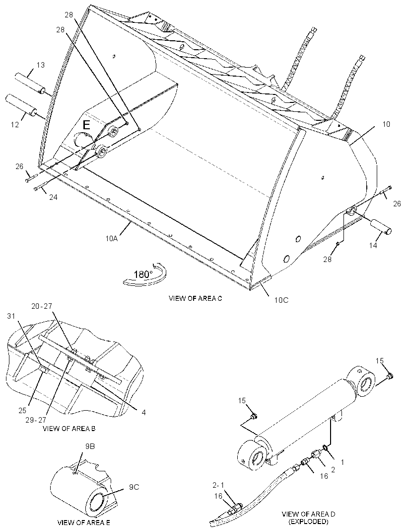 BUCKET AS-MULTIPURPOSE 3609712 CAT