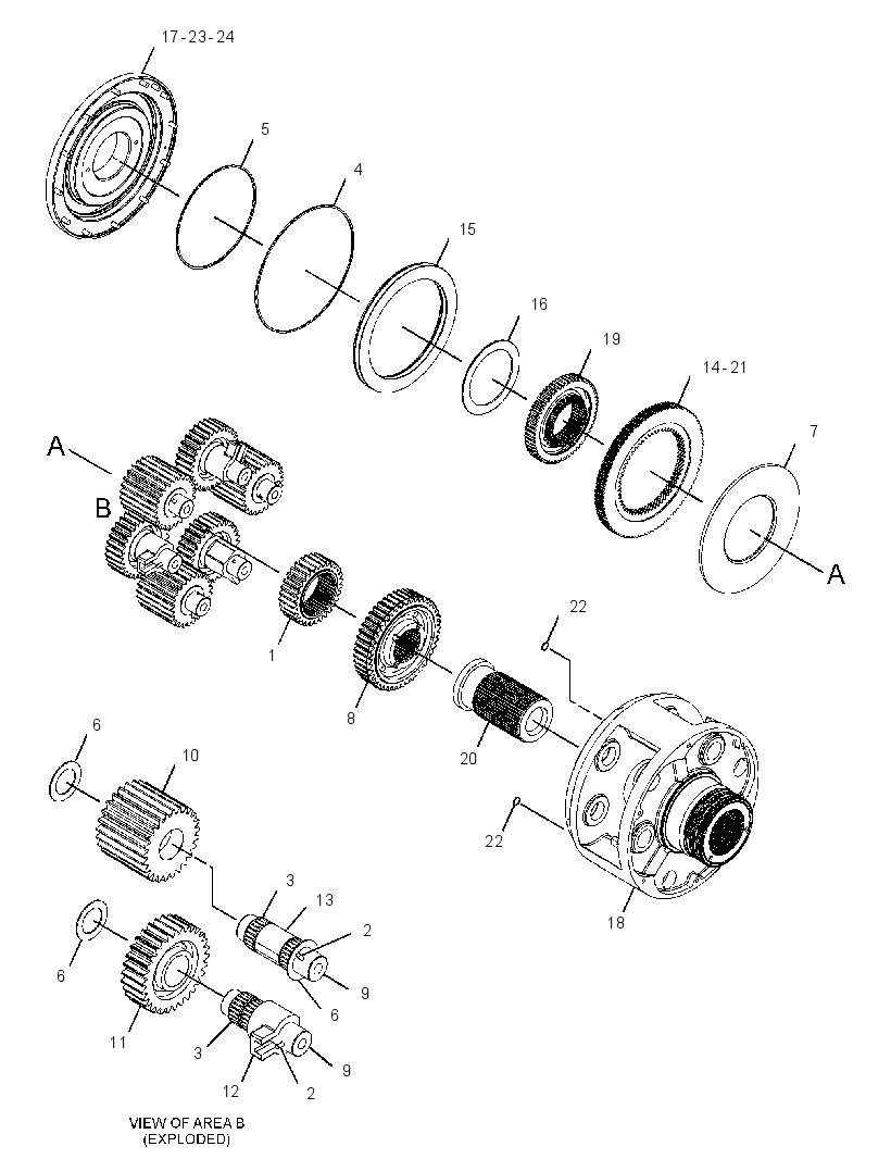 PLANETARY GP-TRANSFER GEAR 3351111 CAT