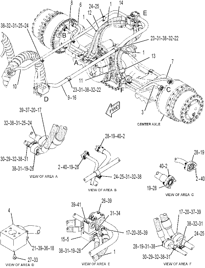 LINES GP-BRAKE COOLING 3469299 CAT