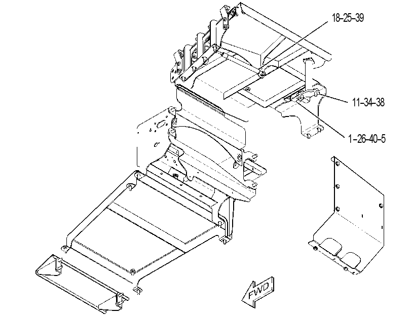 GUARD GP-HYDRAULIC TANK 3326518 CAT