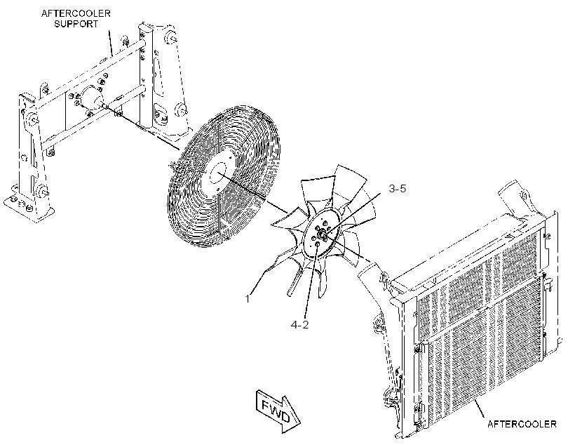 FAN GP 3416360 CAT