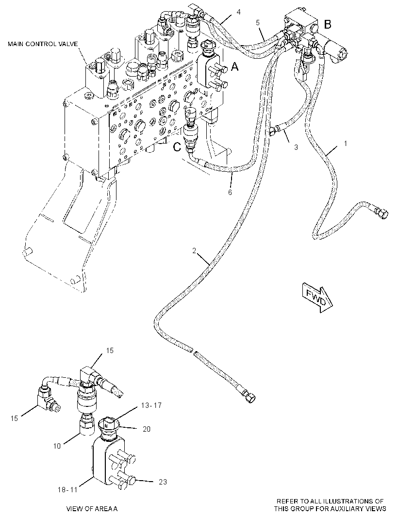 VALVE & LINES GP-BOOM 3400279 CAT