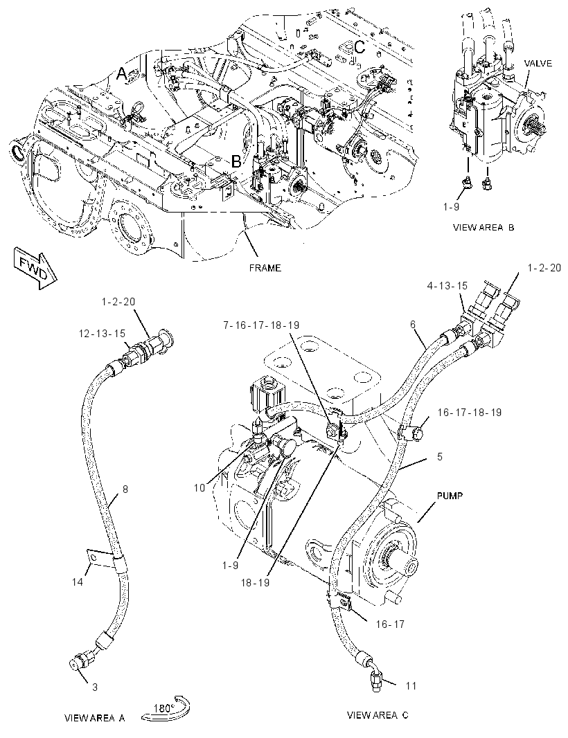 LINES GP-PRESSURE TEST 3617640 CAT