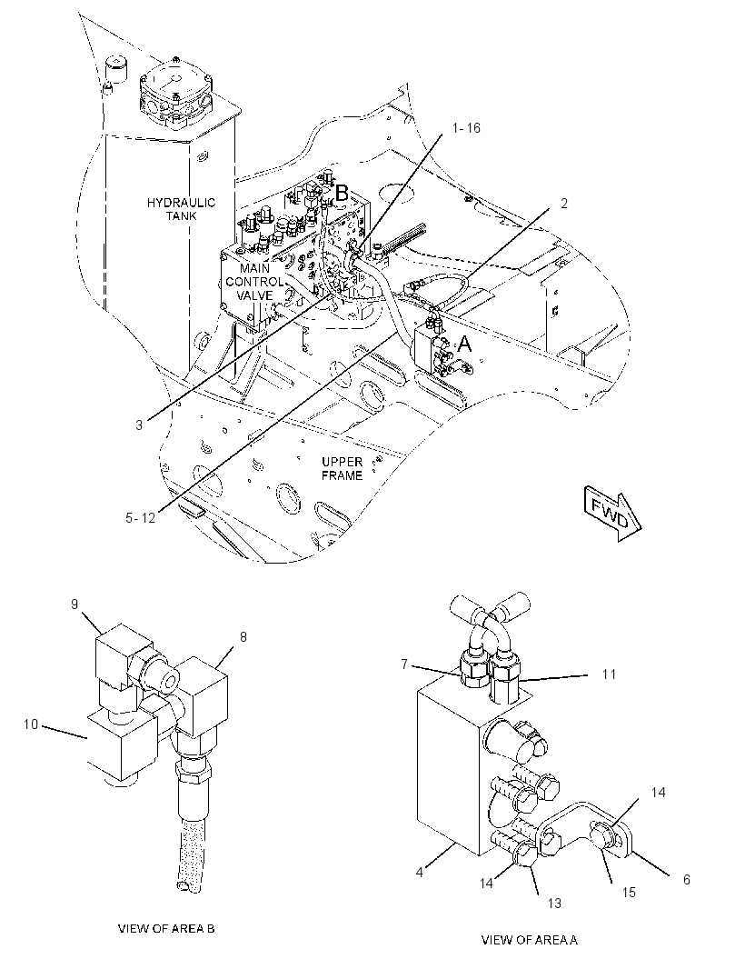 VALVE & LINES GP-BOOM 2540462 CAT