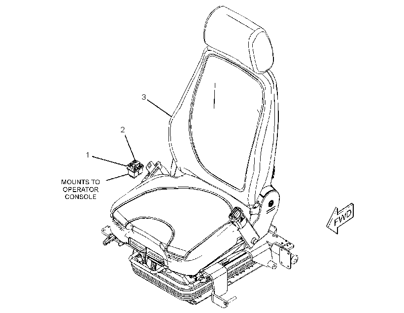 SEAT AR-SUSPENSION 3600039 CAT