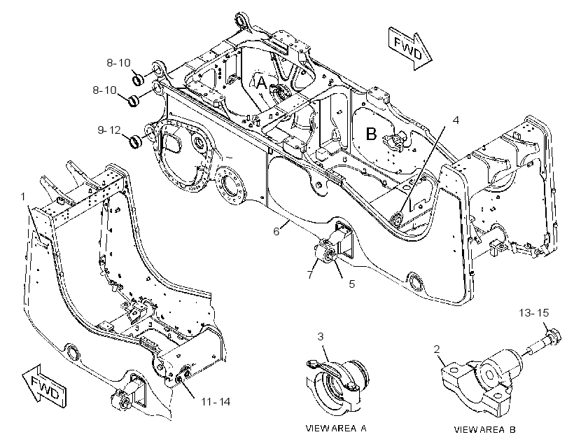 FRAME GP-MAIN 3348950 CAT