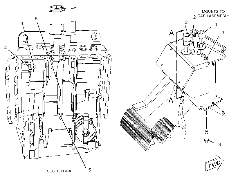 CONTROL GP-PEDAL 3555527 CAT
