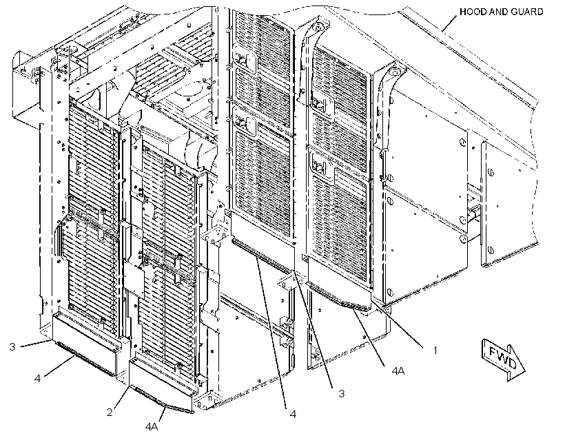 Панель боковая 3584492 CAT