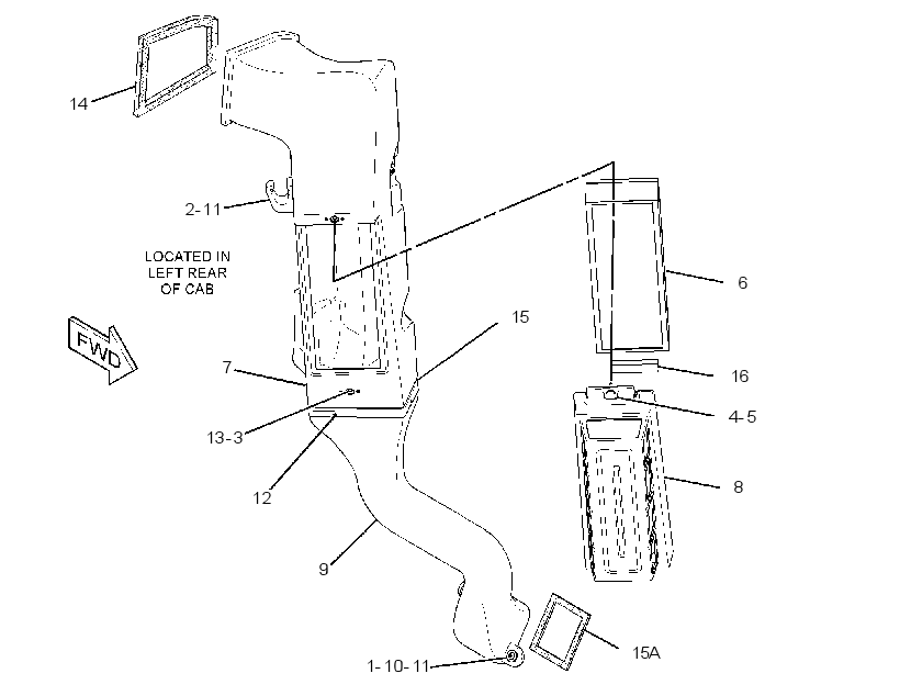 DUCT & FILTER GP 3082599 CAT