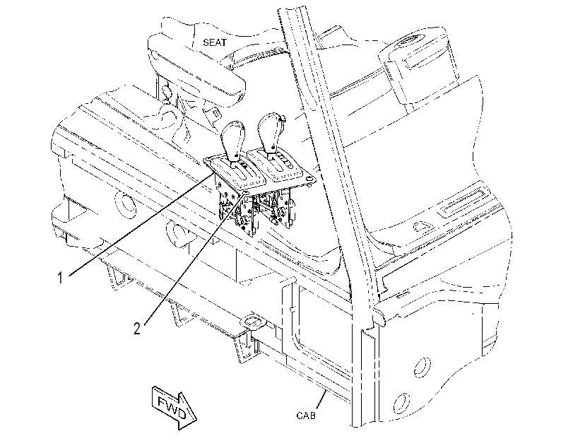 CONTROL GP-XMSN & HOIST 3442599 CAT