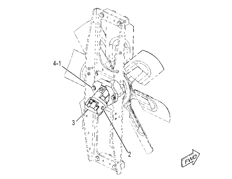 MOTOR & MOUNTING GP 3259596 CAT