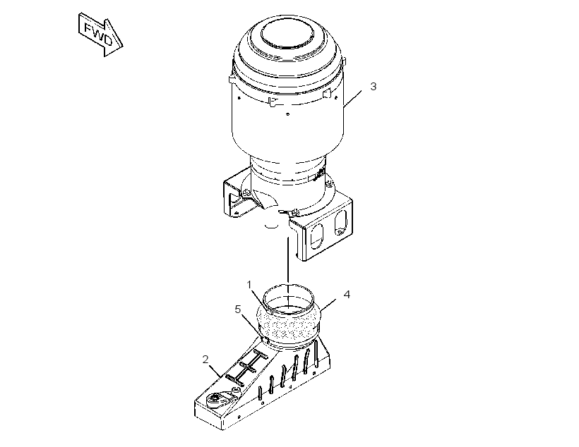 PRECLEANER AR 3485385 CAT