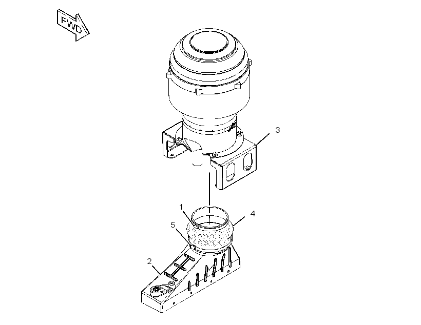 PRECLEANER AR 3485386 CAT