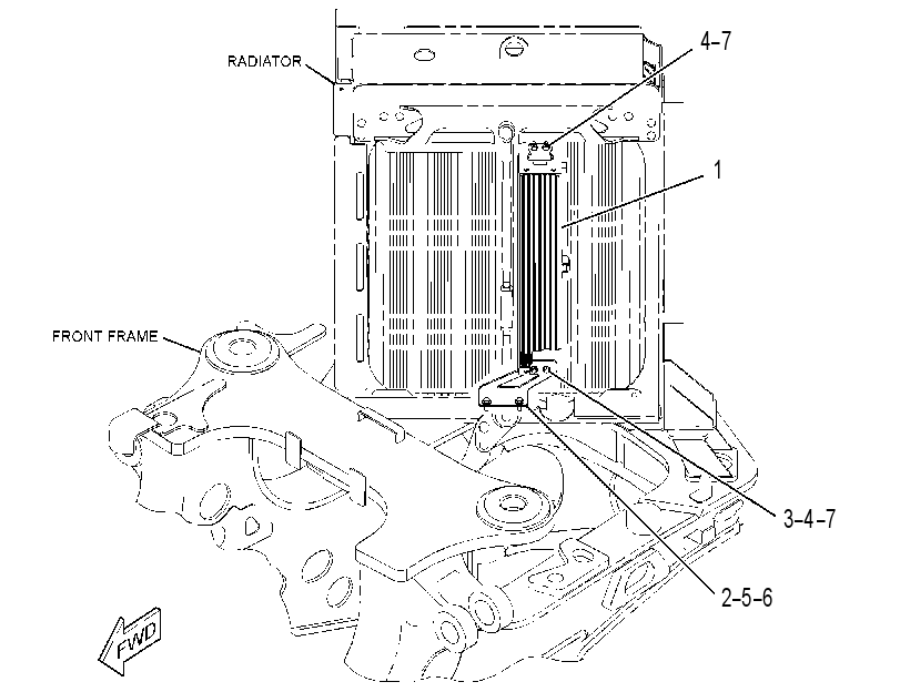 COOLER & MTG GP-HYDRAULIC OIL 2919040 CAT