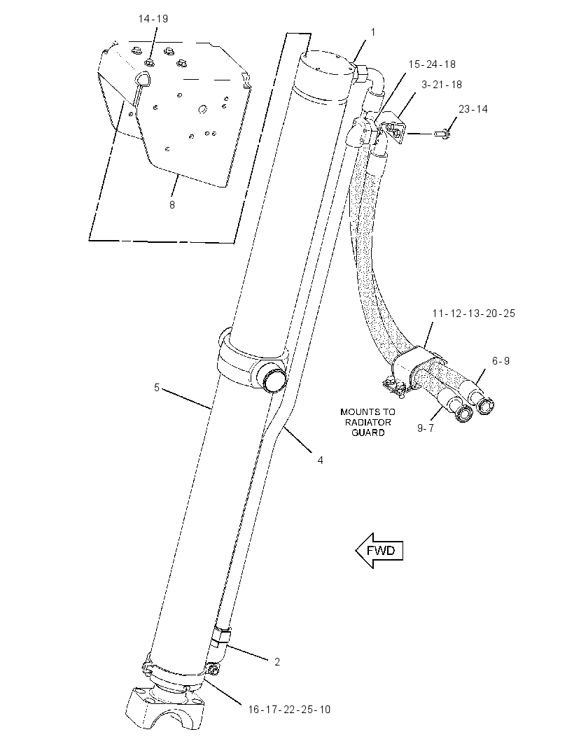 CYLINDER & LINES GP 3388656 CAT