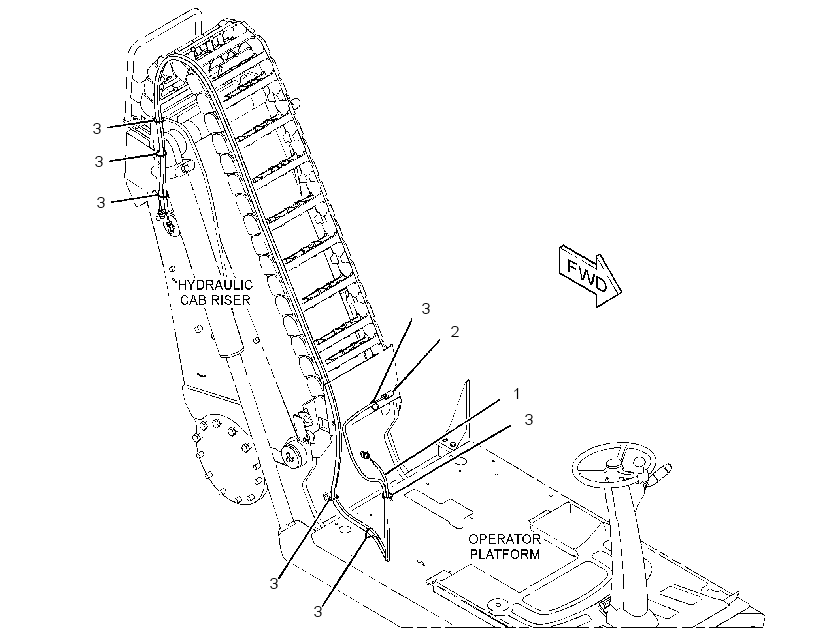 WIRING GP-CAB RISER 3375834 CAT