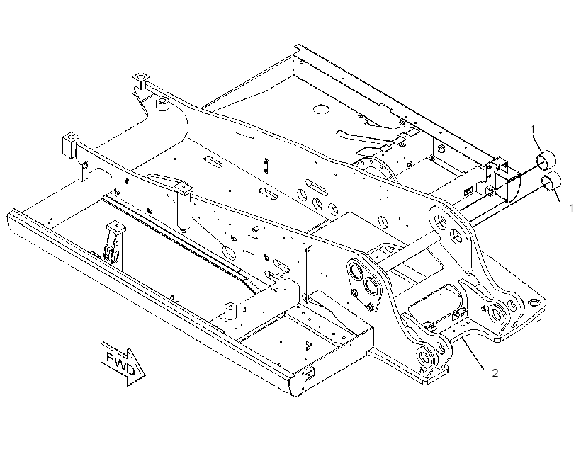 FRAME & BEARING AS 3406901 CAT