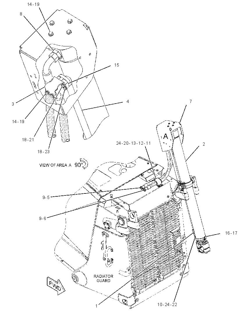CYLINDER & LINES GP 3358332 CAT