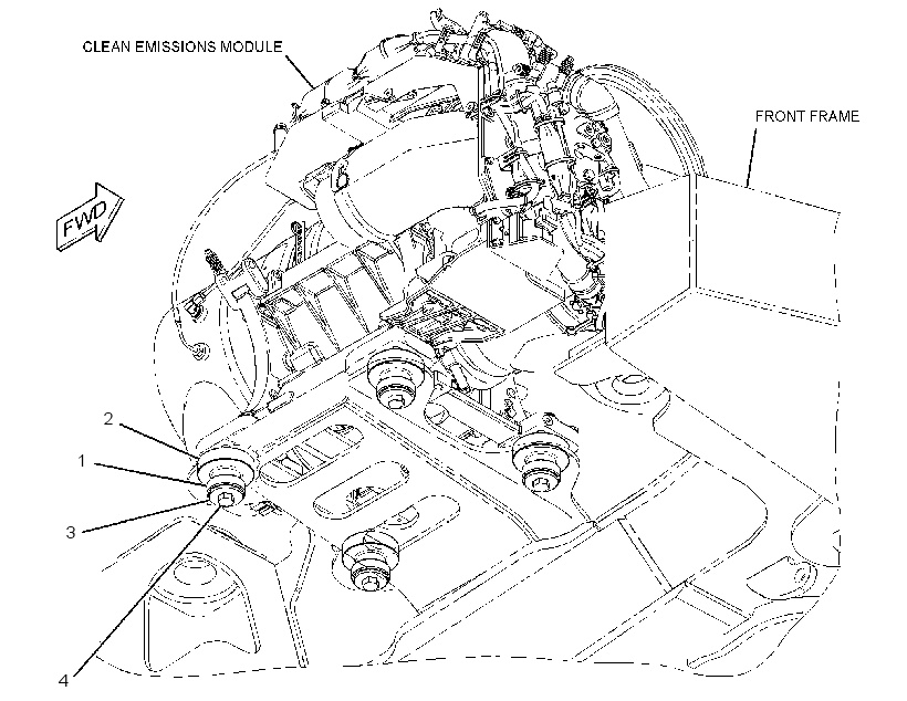 MOUNTING GP-CEM 2918762 CAT