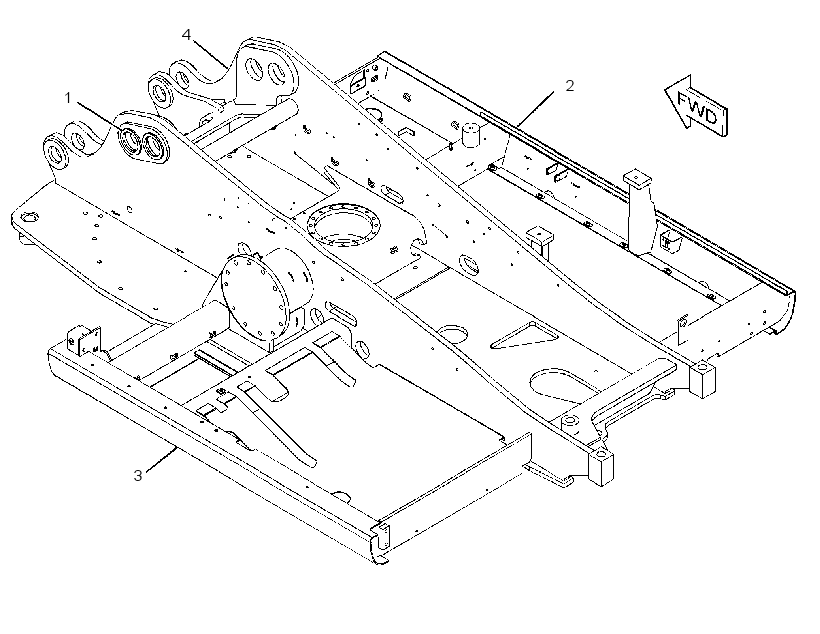 FRAME AS-UPPER 3406902 CAT