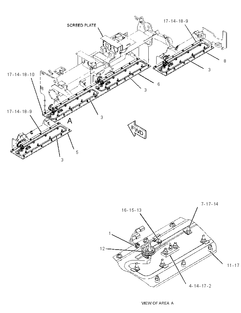 PLATE & HEATER GP-SCREED 3510075 CAT