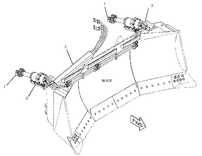 CYLINDER AR-DUAL TILT 3459088 CAT