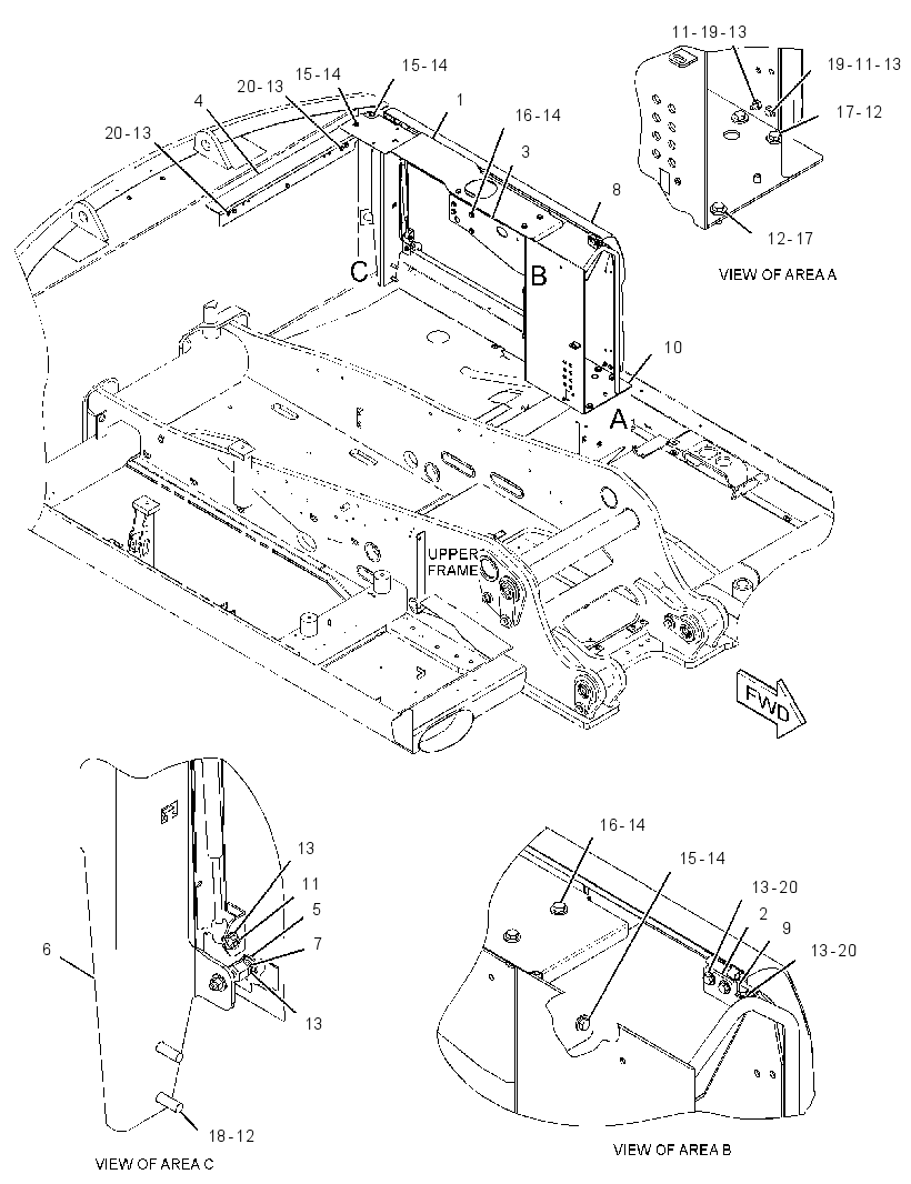 ENCLOSURE GP-FUEL TANK 3388350 CAT