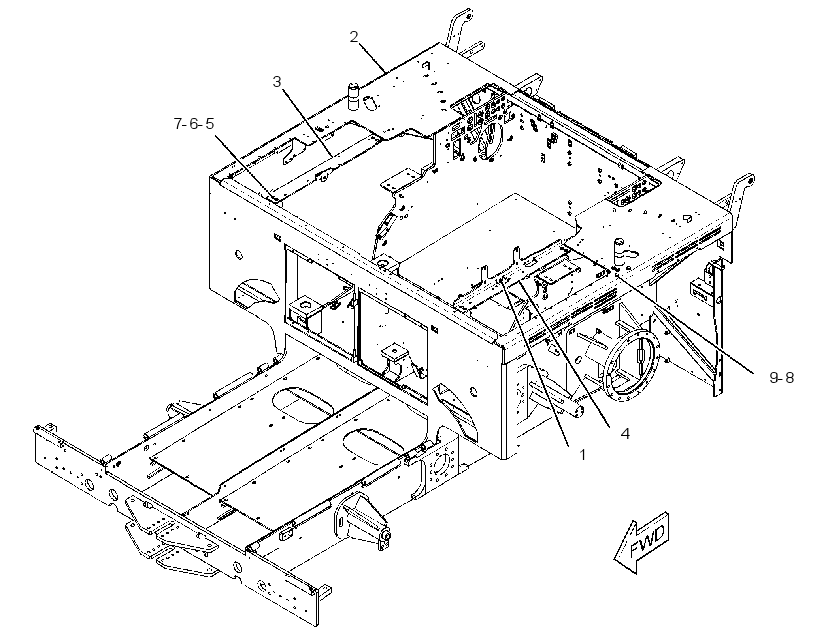 FRAME GP-MAIN 3311162 CAT