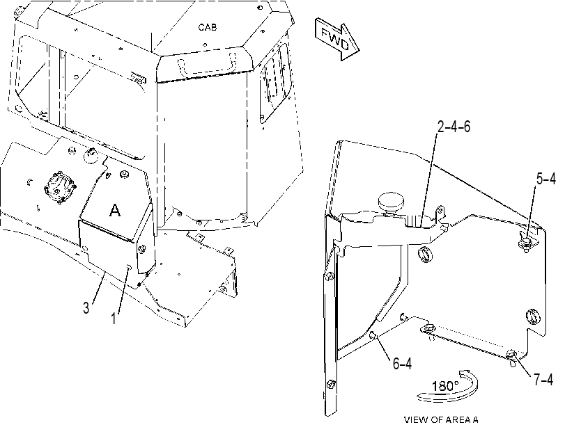 ENCLOSURE GP-HYDRAULIC TANK 3402623 CAT