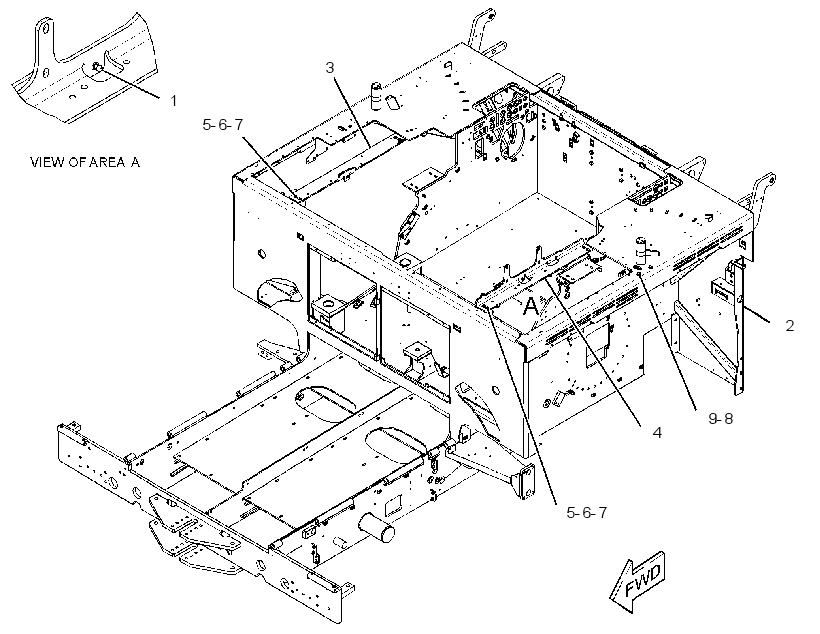 FRAME GP-MAIN 3435652 CAT