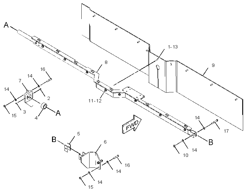 BEAM GP-TRANSVERSE 3383518 CAT