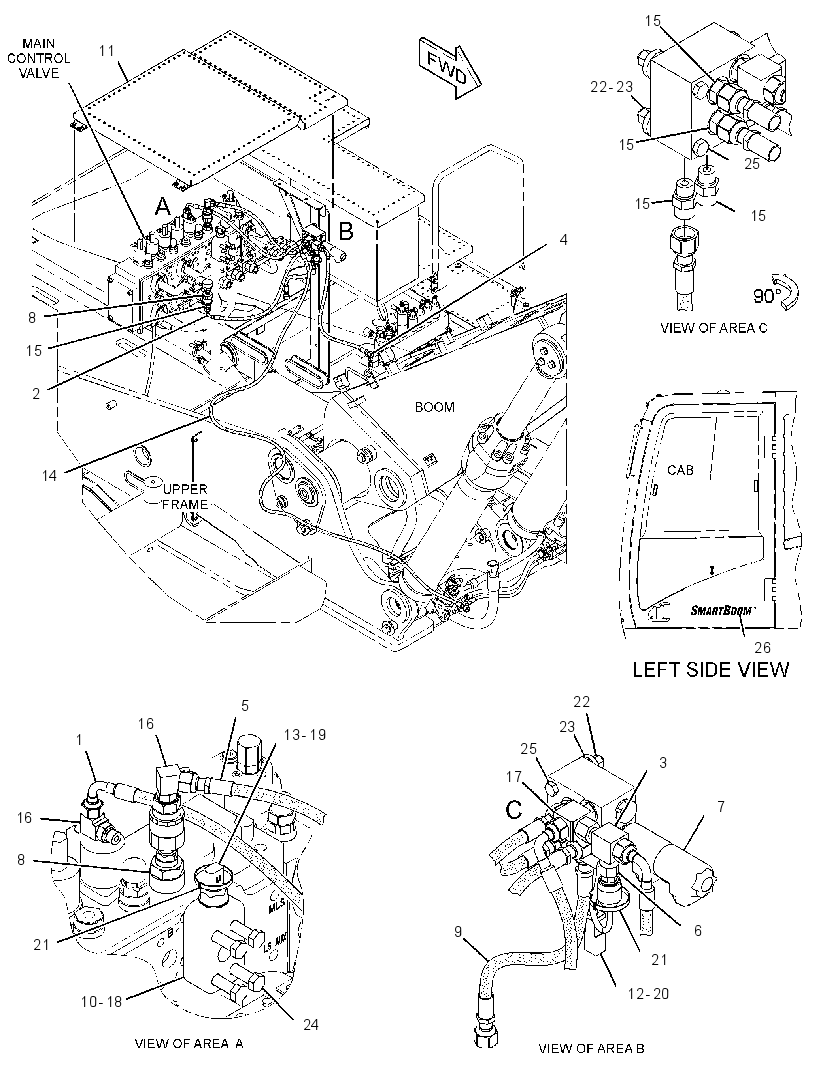 VALVE & LINES GP-BOOM 3400281 CAT
