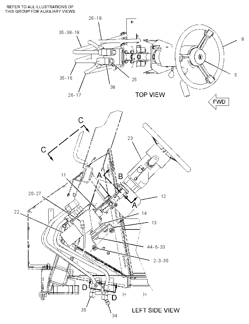STEERING GEAR GP 2807634 CAT