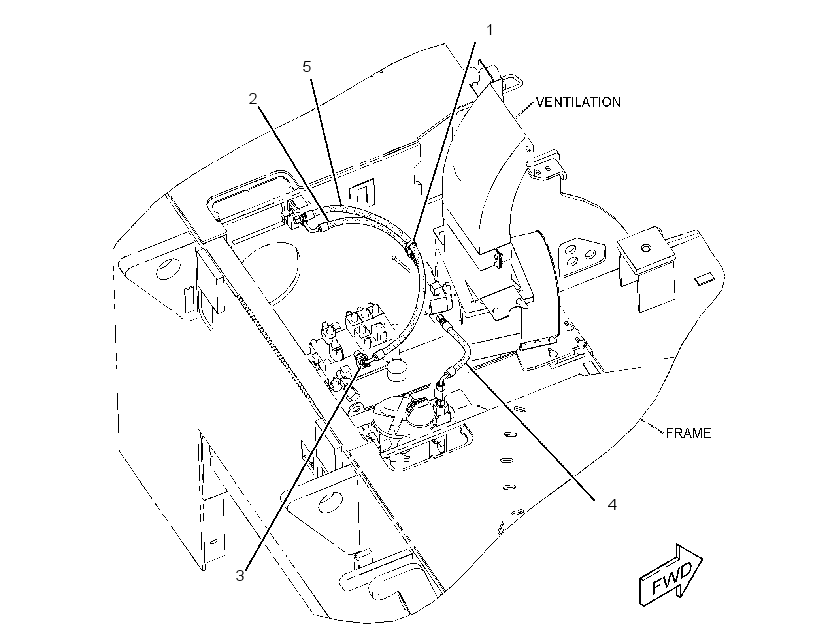 LINES GP-PAVER VENTILATION 2781868 CAT