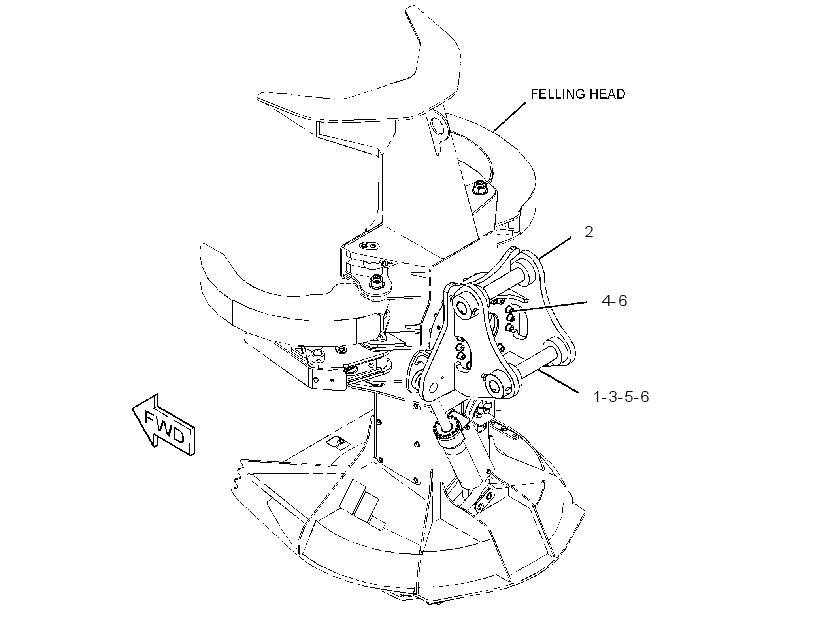 MOUNTING GP-FELLING HEAD 3633565 CAT