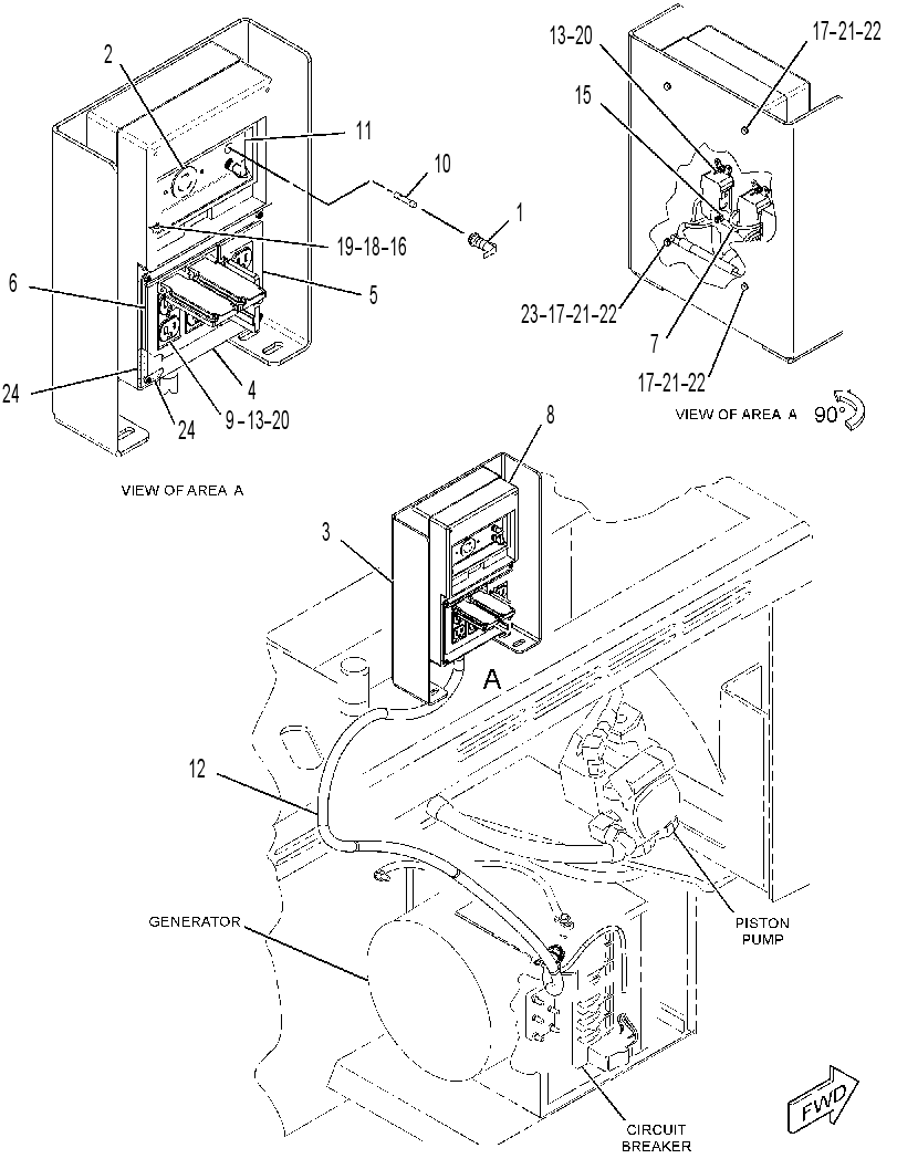 PANEL GP-POWER RECEPTACLE 3714343 CAT