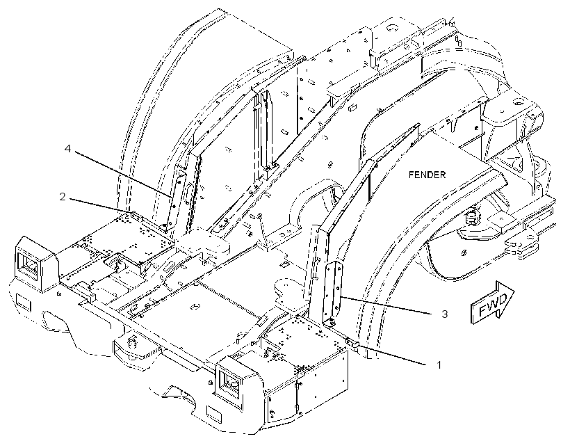 SUPPORT GP-FENDER 3600743 CAT