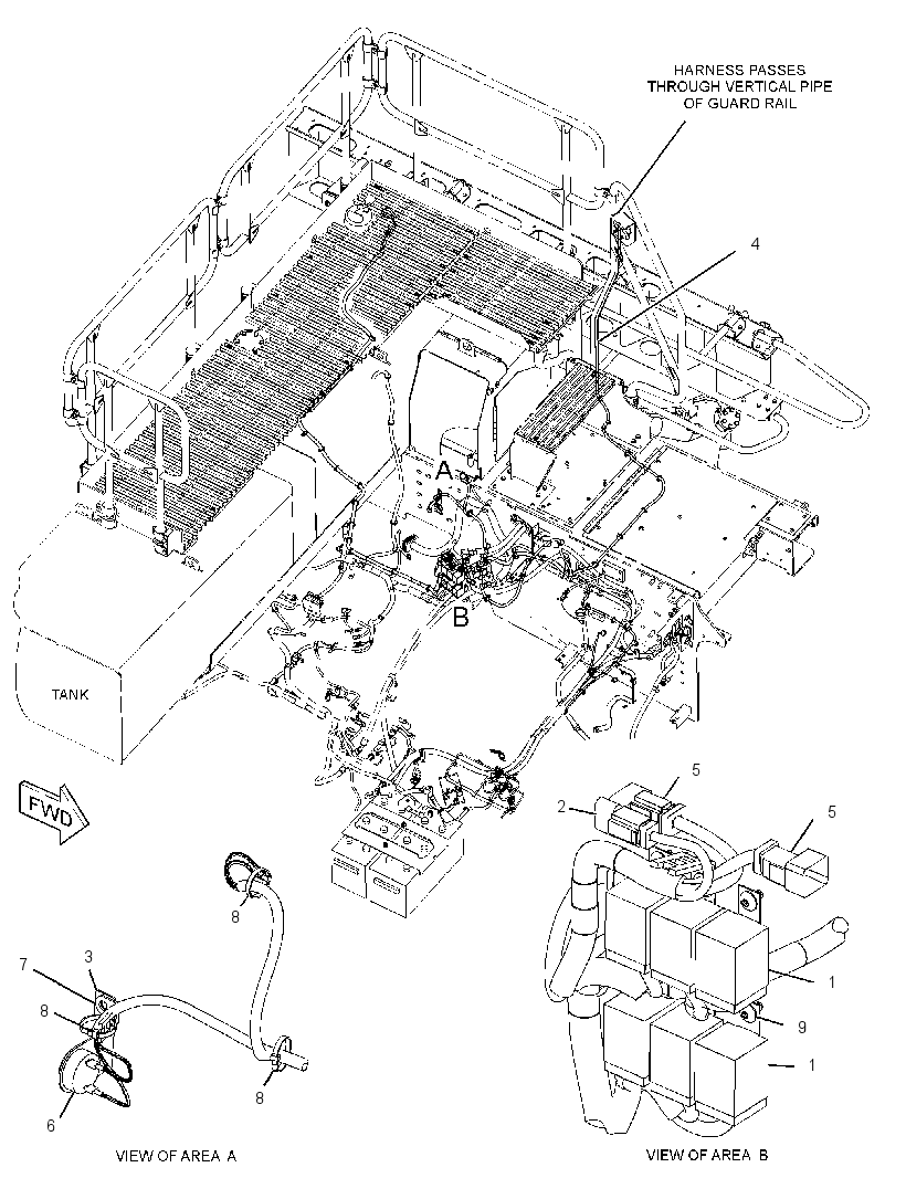 WIRING GP-LADDER 2892011 CAT