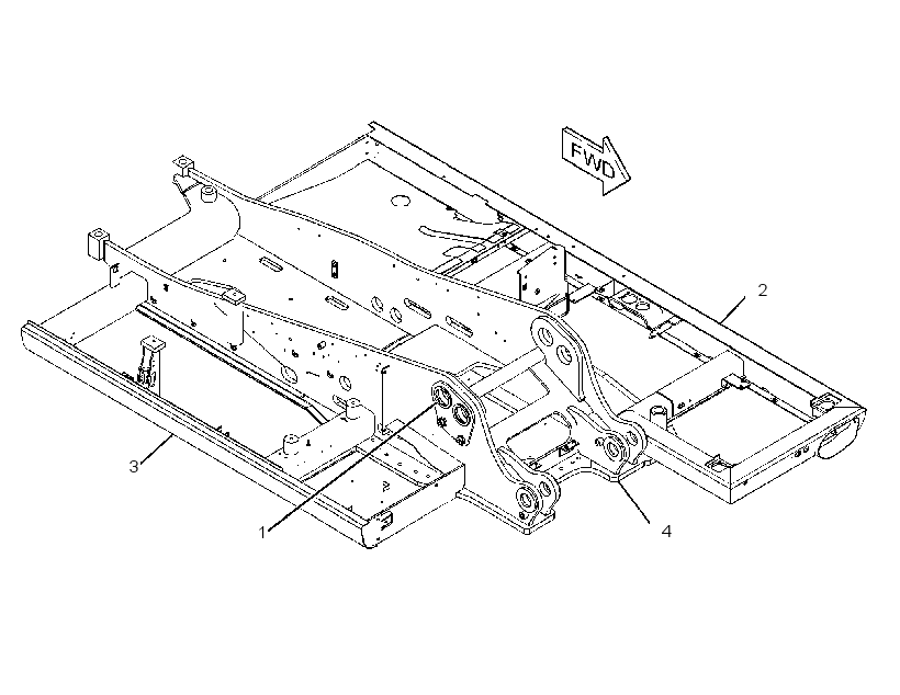 FRAME AS-UPPER 3406822 CAT