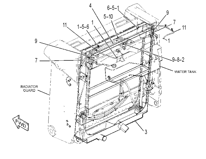 RADIATOR AR 3200458 CAT