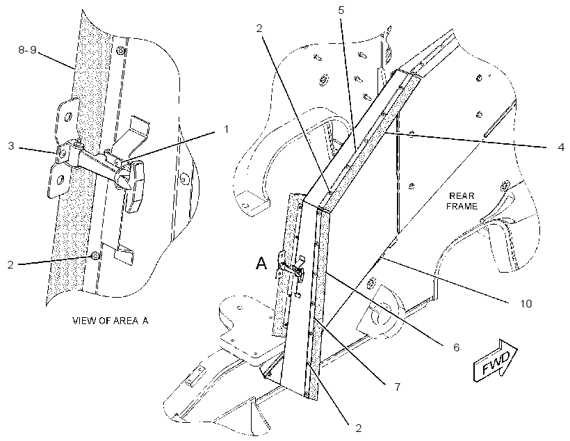 Панель боковая 3581789 CAT