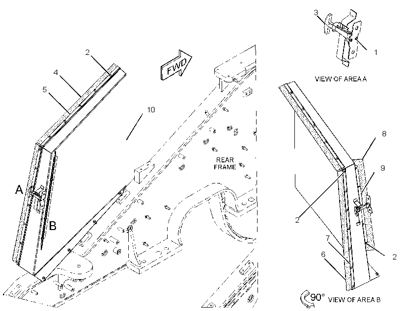Панель боковая 3581794 CAT