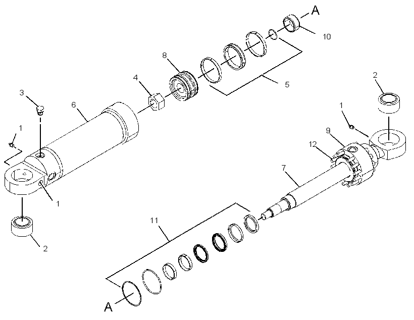 CYLINDER GP-GRAPPLE 3679023 CAT