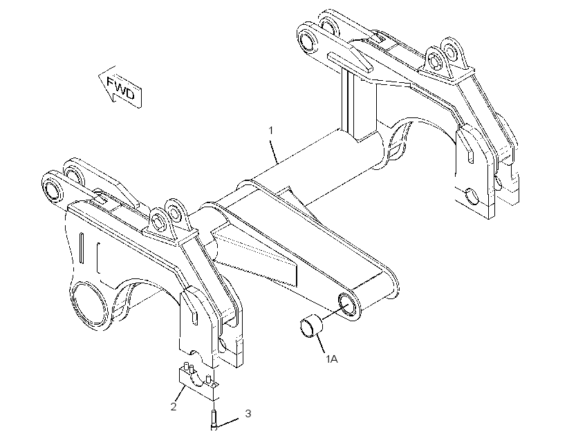 SUPPORT GP-AXLE 3312682 CAT
