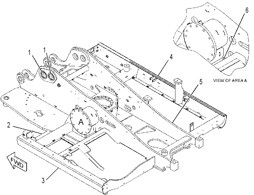 FRAME AS-UPPER 3406802 CAT