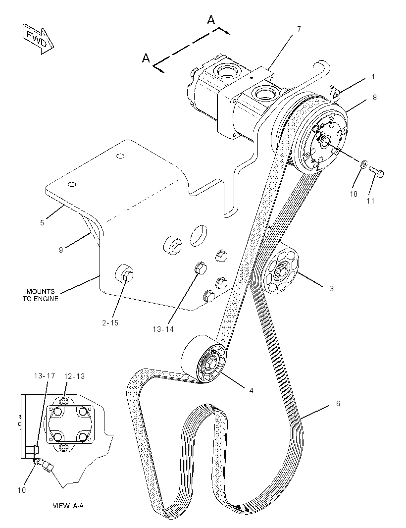 PUMP & MTG GP-AXLE OIL COOLER 2631860 CAT