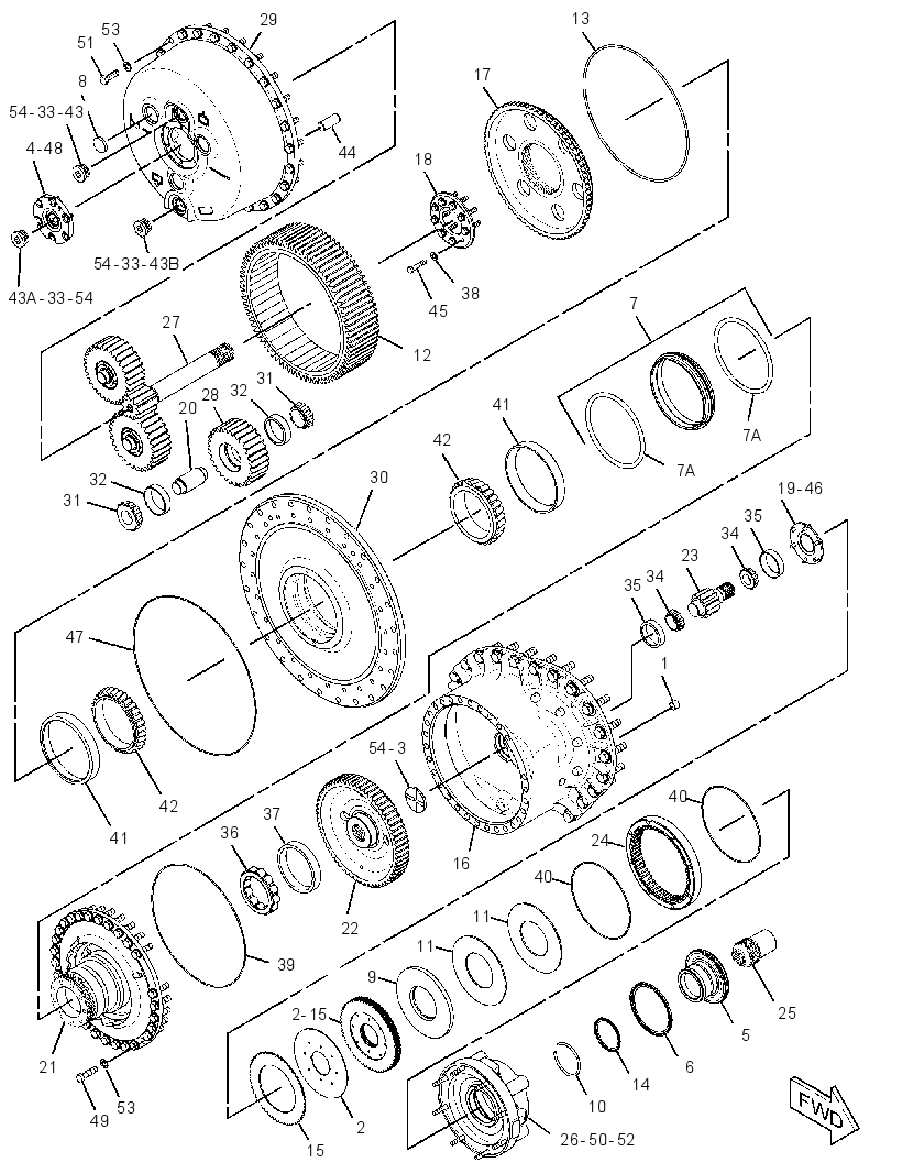 FINAL DRIVE & BRAKE GP 3107364 CAT